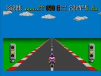une photo d'Ã©cran de Hang On sur Sega Master System